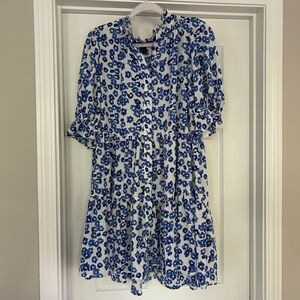Shein Blue Floral Dress